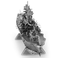 Metalen bouwpakket van een Destroyer / Corvette / Slagschip - geen lijm of solderen nodig - SlimSpul nederland b.v.