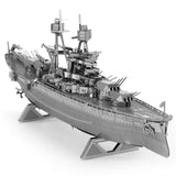 Metalen bouwpakket van een Destroyer / Corvette / Slagschip - geen lijm of solderen nodig - SlimSpul nederland b.v.