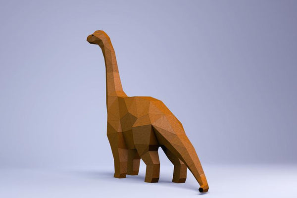 Brontosaurus - papier model - SlimSpul nederland b.v.