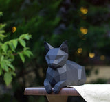 liggende kat diverse kleuren - papier model - SlimSpul nederland b.v.