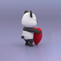 Panda beren - papier model - SlimSpul nederland b.v.