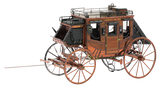 Het Postkoets Metalen Bouwpakket van SlimSpul nederland b.v. is een historisch Wild West voertuig, perfect voor liefhebbers van klassieke voertuigen en elke Wilde Westen modelcollectie.