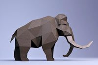 mammoet (50 cm) - papier model - SlimSpul nederland b.v.