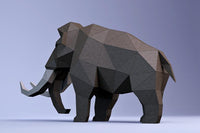 mammoet (50 cm) - papier model - SlimSpul nederland b.v.
