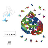 2 poesjes - houten puzzel - SlimSpul nederland b.v.