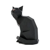 Happy cat zwart/wit/grijs - papier model - SlimSpul nederland b.v.