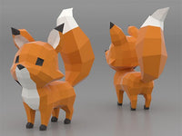 Vosje - papier model - SlimSpul nederland b.v.