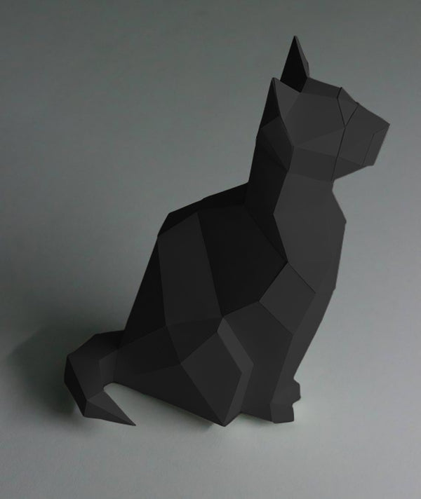 observerende kat diverse kleuren - papier model - SlimSpul nederland b.v.