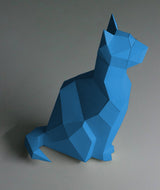 observerende kat diverse kleuren - papier model - SlimSpul nederland b.v.
