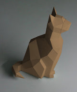 observerende kat diverse kleuren - papier model - SlimSpul nederland b.v.