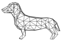 Teckel (korthaar) muurmontage- papier model - SlimSpul nederland b.v.