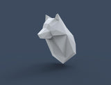 Wolf kop - papier model - SlimSpul nederland b.v.