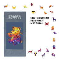 Teddy beer - houten puzzel - SlimSpul nederland b.v.