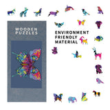 Vlinder - houten puzzel - SlimSpul nederland b.v.