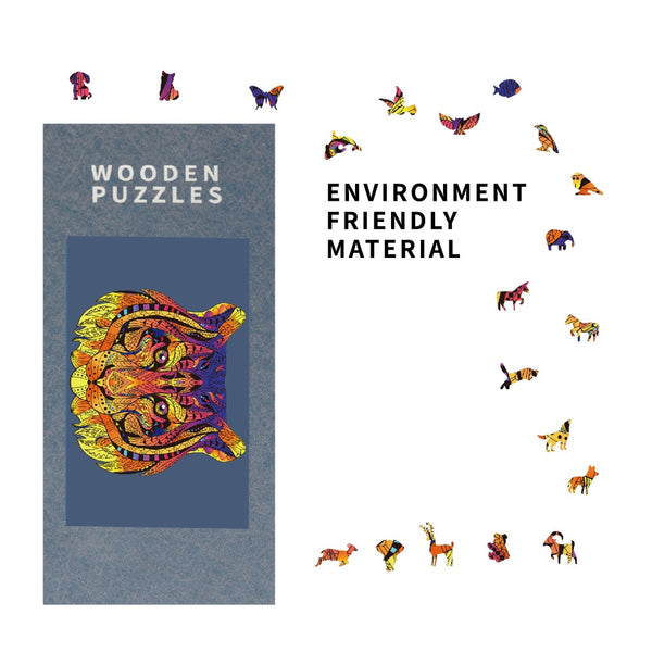 Tijger - houten puzzel - SlimSpul nederland b.v.