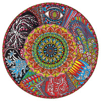 Mandala's (boeddhistische motieven) ; A3 formaat - houten puzzel