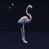 Flamingo - groot! - papier model - SlimSpul nederland b.v.