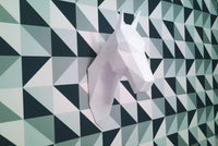 groot paardehoofd zwart of wit- papier model - SlimSpul nederland b.v.