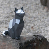 observerende kat diverse kleuren - papier model - SlimSpul nederland b.v.