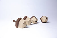 Eekhoorn met eikels - papier model - SlimSpul nederland b.v.