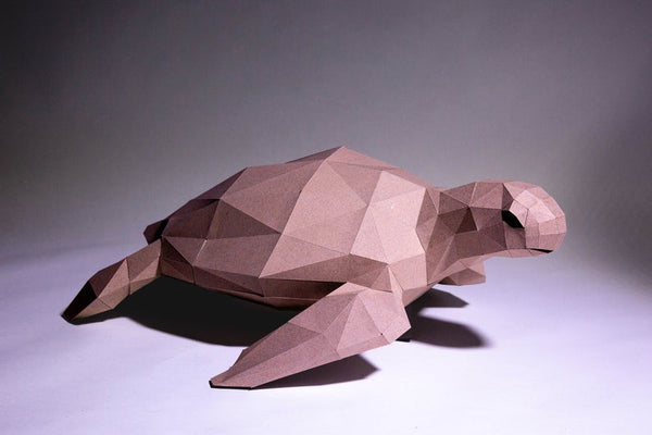 zeeschildpad - papier model - SlimSpul nederland b.v.