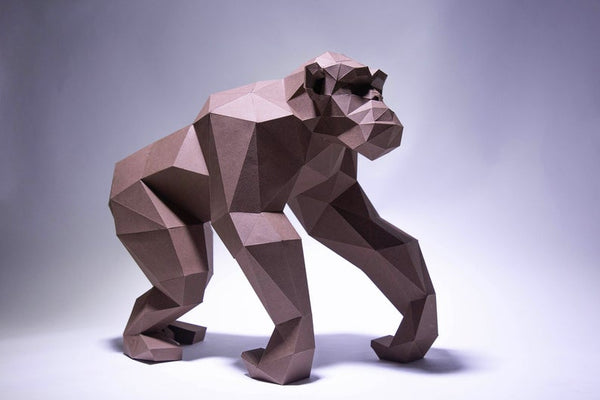 Aap; Chimpansee - papier model - SlimSpul nederland b.v.