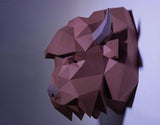Bison kop - papier model - SlimSpul nederland b.v.