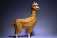 lama - alpaca - papier model - SlimSpul nederland b.v.
