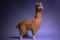 lama - alpaca - papier model - SlimSpul nederland b.v.