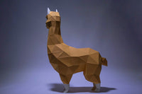 lama - alpaca - papier model - SlimSpul nederland b.v.