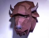 Bison kop - papier model - SlimSpul nederland b.v.