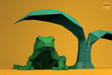 Kikker onder plant - papier model - SlimSpul nederland b.v.
