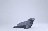 Walrus met jong - papier model - SlimSpul nederland b.v.