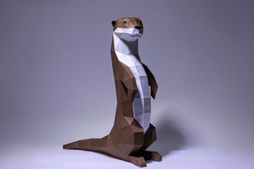 Flinke otter - papier model - SlimSpul nederland b.v.