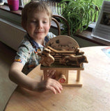 Aardman sleepy farmer - houtconstructie - moeilijkheidsgraad 1 uit 4