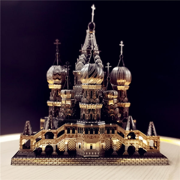 St. Basil kathedraal rode plein moskou - metalen bouwpakket - SlimSpul nederland b.v.