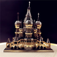 St. Basil kathedraal rode plein moskou - metalen bouwpakket - SlimSpul nederland b.v.