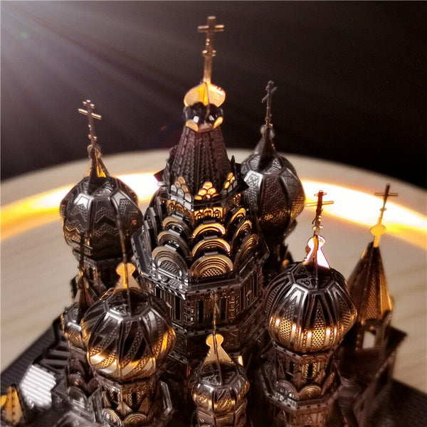 St. Basil kathedraal rode plein moskou - metalen bouwpakket - SlimSpul nederland b.v.