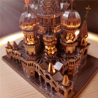 St. Basil kathedraal rode plein moskou - metalen bouwpakket - SlimSpul nederland b.v.