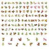 De Mus Houten Puzzel (A4+ formaat) van SlimSpul nederland b.v. bevat kleurrijke, unieke stukken in vogelvormen, prachtig gerangschikt op een witte achtergrond-een perfect cadeau voor vogelliefhebbers en puzzzelfans.
