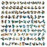 De Dierenriem Houten Puzzel (A4+ of A3) van SlimSpul nederland b.v. heeft kleurrijke dieren van de dierenriem met een ingewikkeld patroon, allemaal netjes gerangschikt in rijen tegen een witte achtergrond.