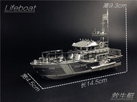 metalen bouwpakket van een reddingsboot - geen lijm of solderen nodig - SlimSpul nederland b.v.