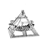 Vikingschip kermisattractie metalen bouwpakket - SlimSpul nederland b.v.