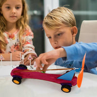 Windraceauto met elastiek motor - SlimSpul nederland b.v.