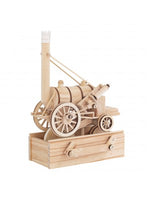 Stephenson's rocket (stoomlocomotief) - houtconstructie - moeilijkheidsgraad 4 uit 4