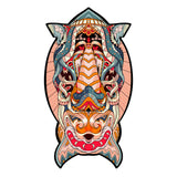 Neushoorn - houten puzzel